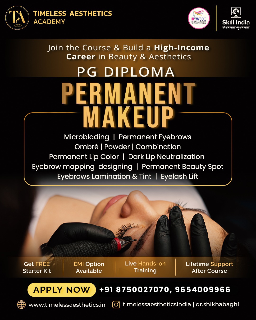 PG Diploma in Permanent Makeup